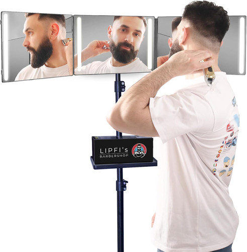 Specchio 360 con treppiede - specchio,