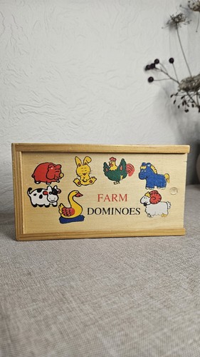 Set domino vintage scatola - domino,