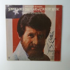 Sonny James – 200 Years of Country Music – AUTOGRAPHED – Vinyl LP – KC 34905