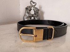 Cintura Burberry slim nera