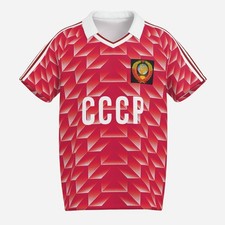 URSS - CCCP Unione Sovietica maglia calcio retro jersey, 1988 replica maglia calcio