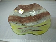 Centrotavola tondo in vetro