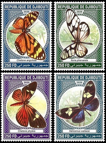 Farfalle insetti mnh - farfalle, set
