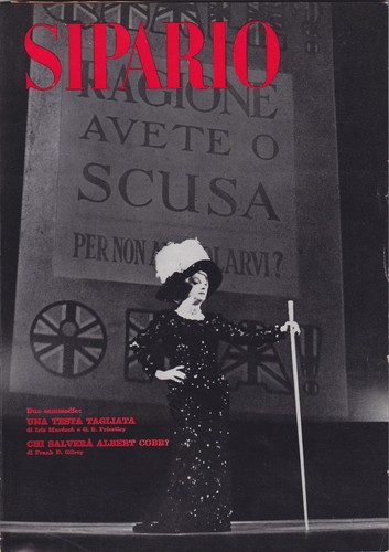 Sipario rivista teatrale - sipario,,