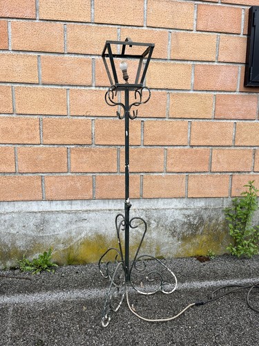 Lampada lampione ferro battuto - ferro,