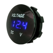 Voltmetro Auto Moto DC 12V-24V