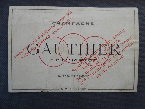 Vintage champagne gauthier - vintage,