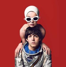 Paul McCartney. Richard Avedon seltenes 30x30cm Foto Poster vom Negativ Beatles