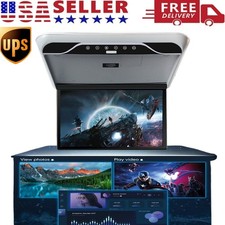 Monitor tetto auto 19,5" ribaltabile HD TFT 1080P schermo USB HDMI soffitto sopraelevato