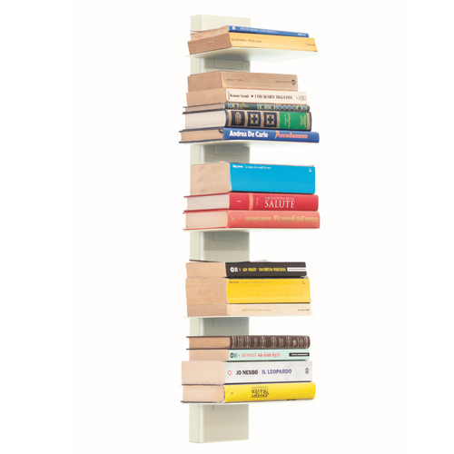 Libreria parete alluminio - libreria,