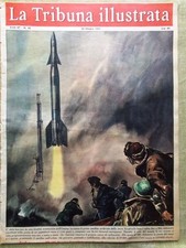 La Tribuna Illustrata 20 Ottobre 1957 Angelo Musco Luigi Ganna Canova Fantasmi