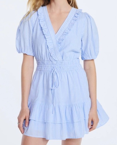 Mini abito donna blu chiaro - , a