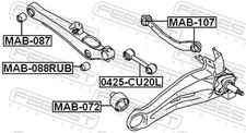 ✅Per FEBEST MAB-088RUB TIE ROD POSTERIORE SILENTBLOCK MITSUBISHI LANCE ⭐Venditore top⭐