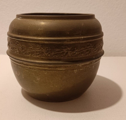 Cachepot portavaso in ottone - cachepot,