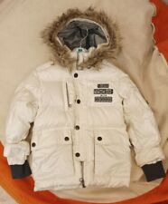 Giubbotto diesel in vera piuma da bambino 6 anni con cappuccio sfilabile