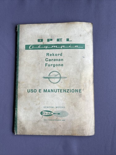 Libretto uso manutenzione opel - libretto,