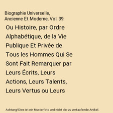 Biographie Universelle