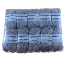 GOMITOLI 100% COTONE GRIGIO