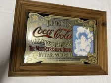 Quadretto Vintage a Specchio Coca Cola