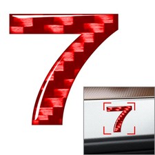 Distintivo auto parete porta