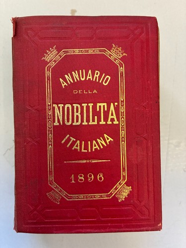 Annuario della nobiltà - annuario,