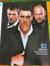 GUY RITCHIE JASON STATHAM VINNIE JONES CLIPPINGS RAPPORTI COLLEZIONE UK SNATCH