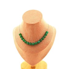 Collana 15 Perle Agata Verde 8