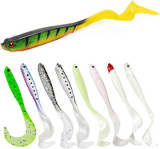 8 Pezzi Esca Gomma Di