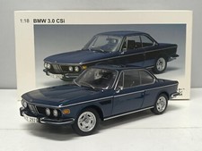 BMW 3.0 CSi Blu Metallic Blu Metallizzato Autoart 1:18 Usato + Box
