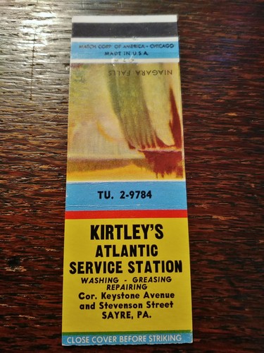 Vintage matchcover kirtley - vintage, kirtley's