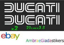 2 ADESIVI SERBATOIO DUCATI