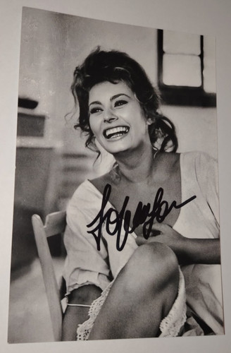 Autografo sophia loren - sophia,