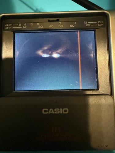 Portatile retrò casio tft - tv,