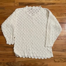 VTG White Sweater Women's