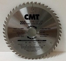 DISCO LAMA CIRCOLARE TAGLIO TRAVERSO VENA LEGNO Ø MM. 200 FORO 30 DENTI 48 CMT