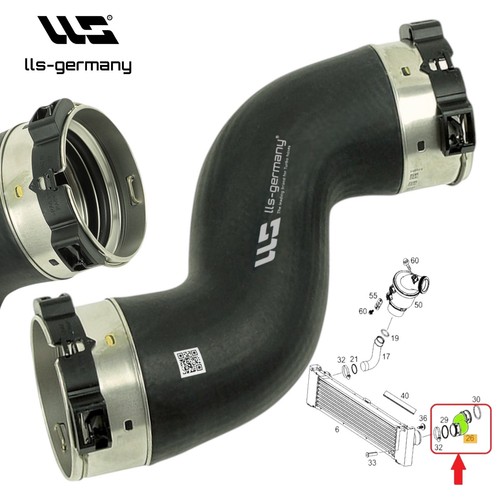 Tubo intercooler sinistro per