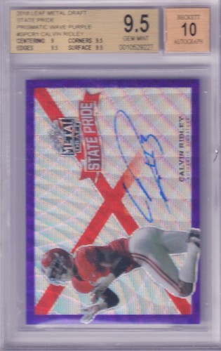 Calvin ridley 2018 leaf - leaf, metal
