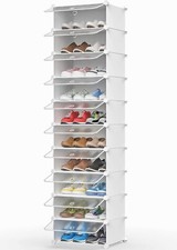 Scarpiera scarpiera mobile 10 piani organizer per scarpe corridoio bianco B86