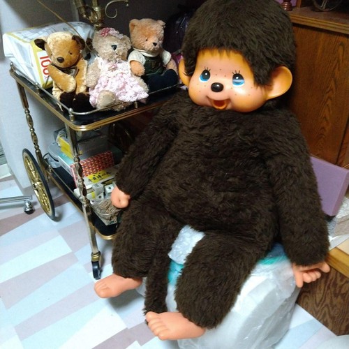 Peluche monchhichi gigante - peluche,