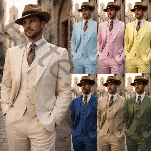 Tuta uomo lino matrimonio
