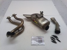 Kawasaki Z 650 19 / 22 scarico terminale marmitta akrapovic completo senza dbk