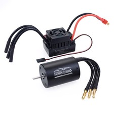 Motore impermeabile senza sensore brushless 2300KV + 60A ESC per 1/8 RC Auto