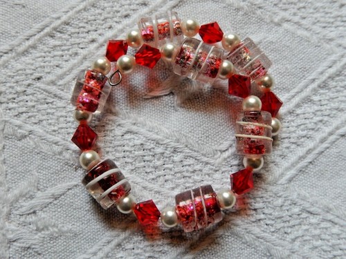 Bracciale multifilo rosso - multifilo,