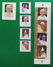  PAPA FRANCESCO Francobolli-Stamps emissione congiunta Italia-Vaticano-Argentina