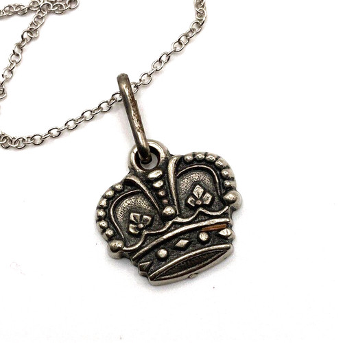 Collana ciondolo corona royce - ciondolo,