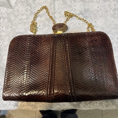 Borsa coccodrillo vintage - borsa,