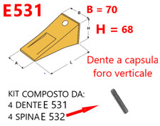 KIT 4 DENTI A CAPSULA ESTI