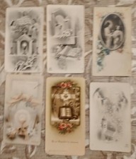 Invito comunione dagli anni 30 agli anni 50 - lotto di 18 santini da collezione