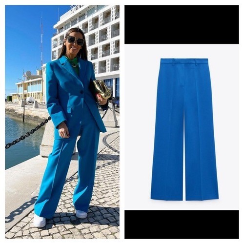 Zara women straight trousers - zara,
