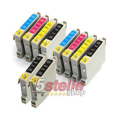 KIT 10 CARTUCCE PER EPSON